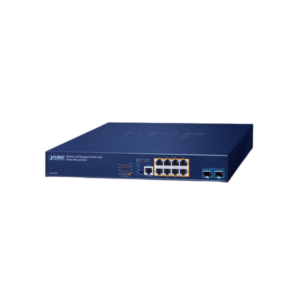 Wireless AP Managed Switch with 8-Port 802.3at PoE + 2-Port 10G SFP+