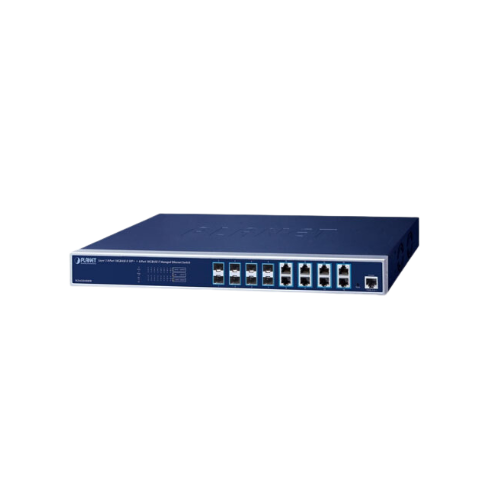 Layer 3 8-Port 10GBASE-X SFP+ + 8-Port 10GBASE-T Managed Ethernet Switch