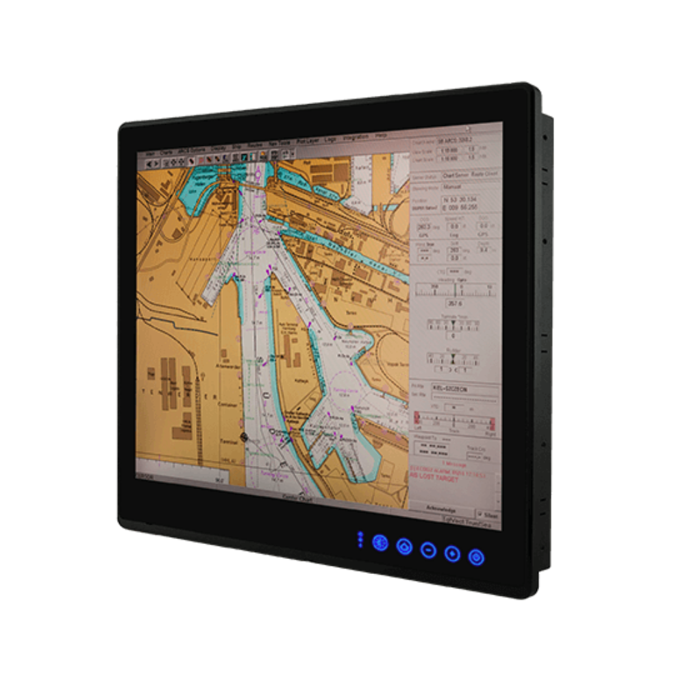 15" Intel® Core™ i5­5350U Flat PCAP ECDIS Marine Panel PC