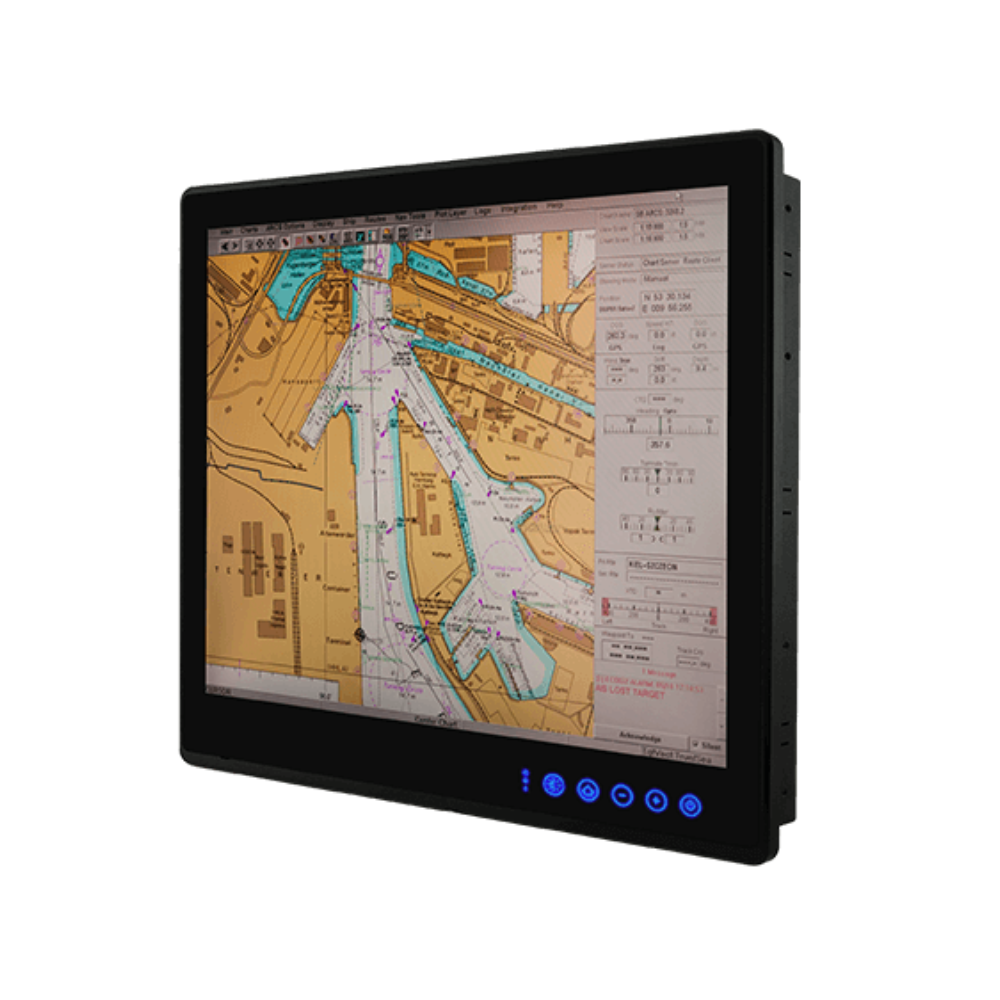 19" Intel® Core™ i5­5350U Flat PCAP ECDIS Marine Panel PC