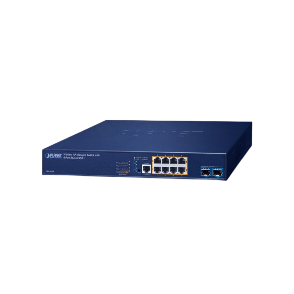 Wireless AP Managed Switch with 8-Port 802.3at PoE + 2-Port 10G SFP+