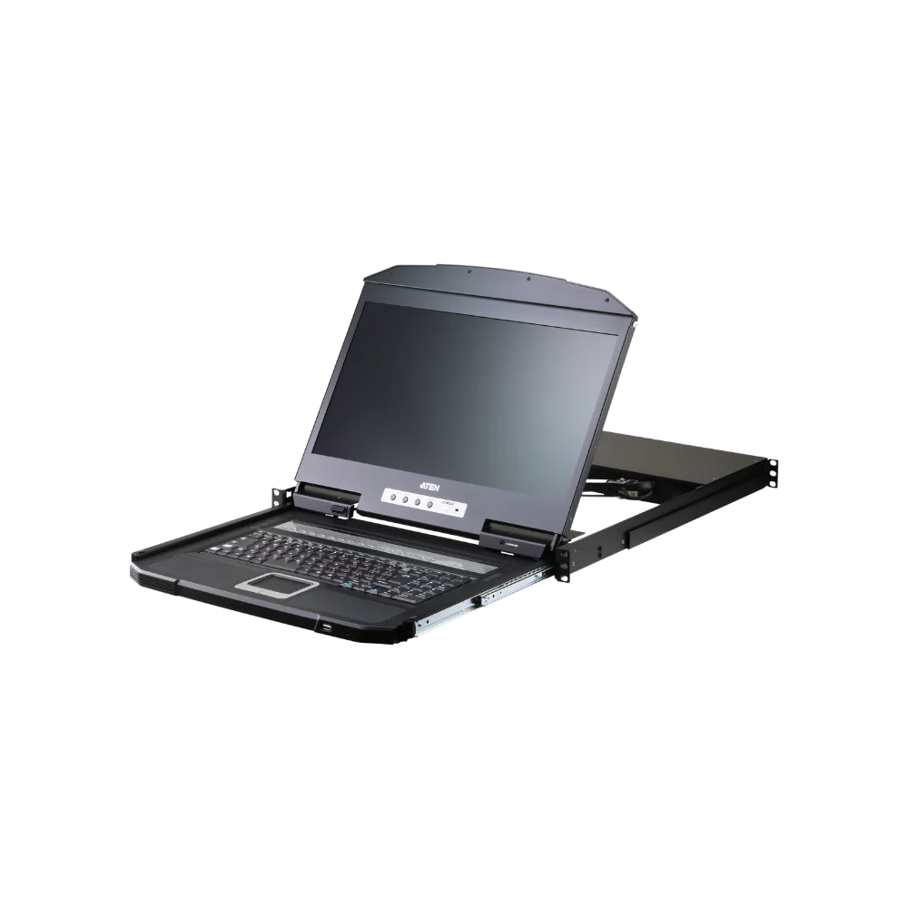 CL3116
16-Port PS/2-USB VGA Single Rail WideScreen LCD KVM Switch