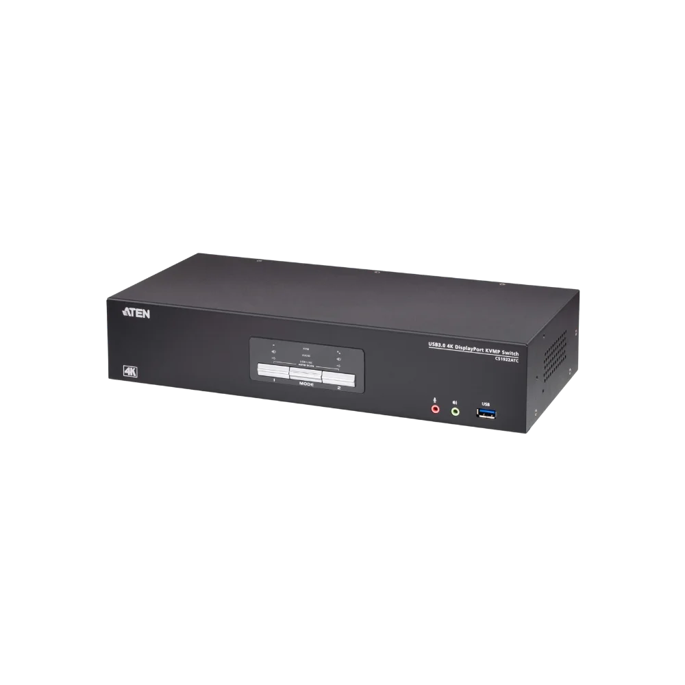 CS1922ATC
2-Port USB 3.0 4K DisplayPort KVMP™ Switch for ATC New