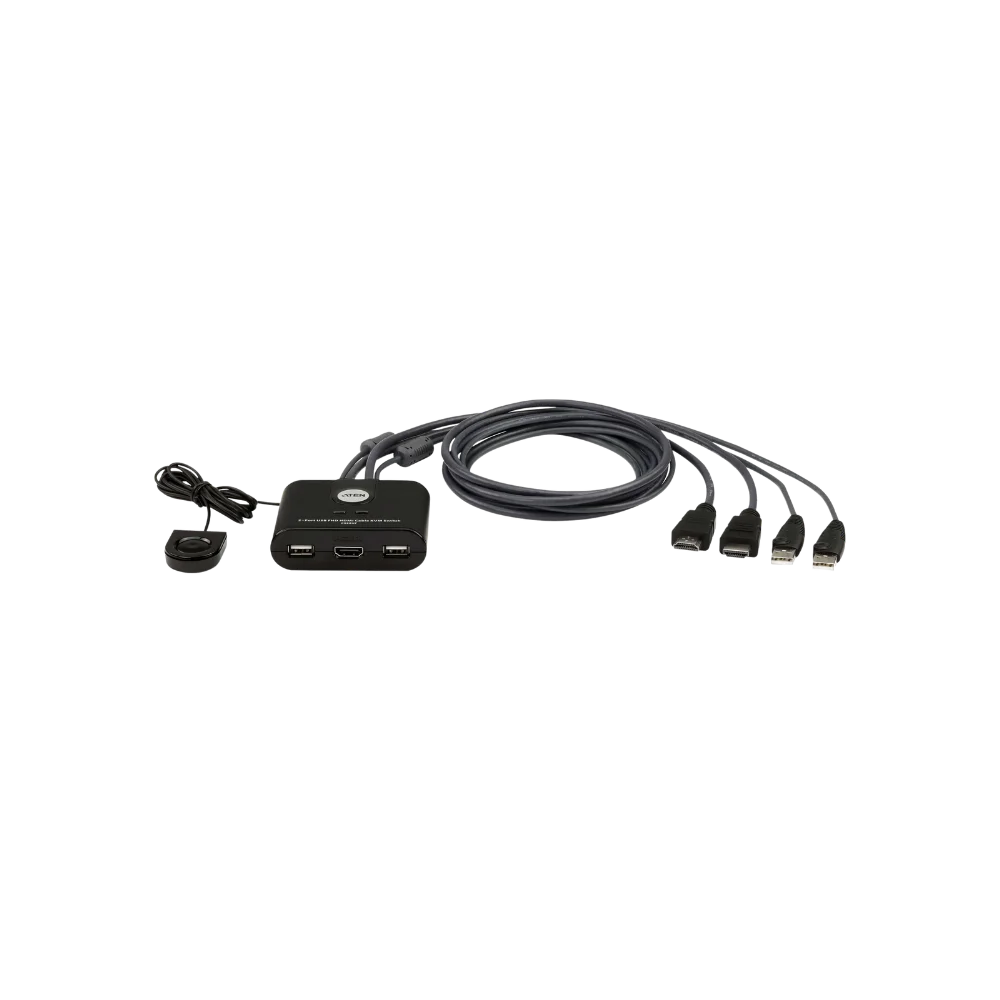 CS22HF
2-Port USB FHD HDMI Cable KVM Switch