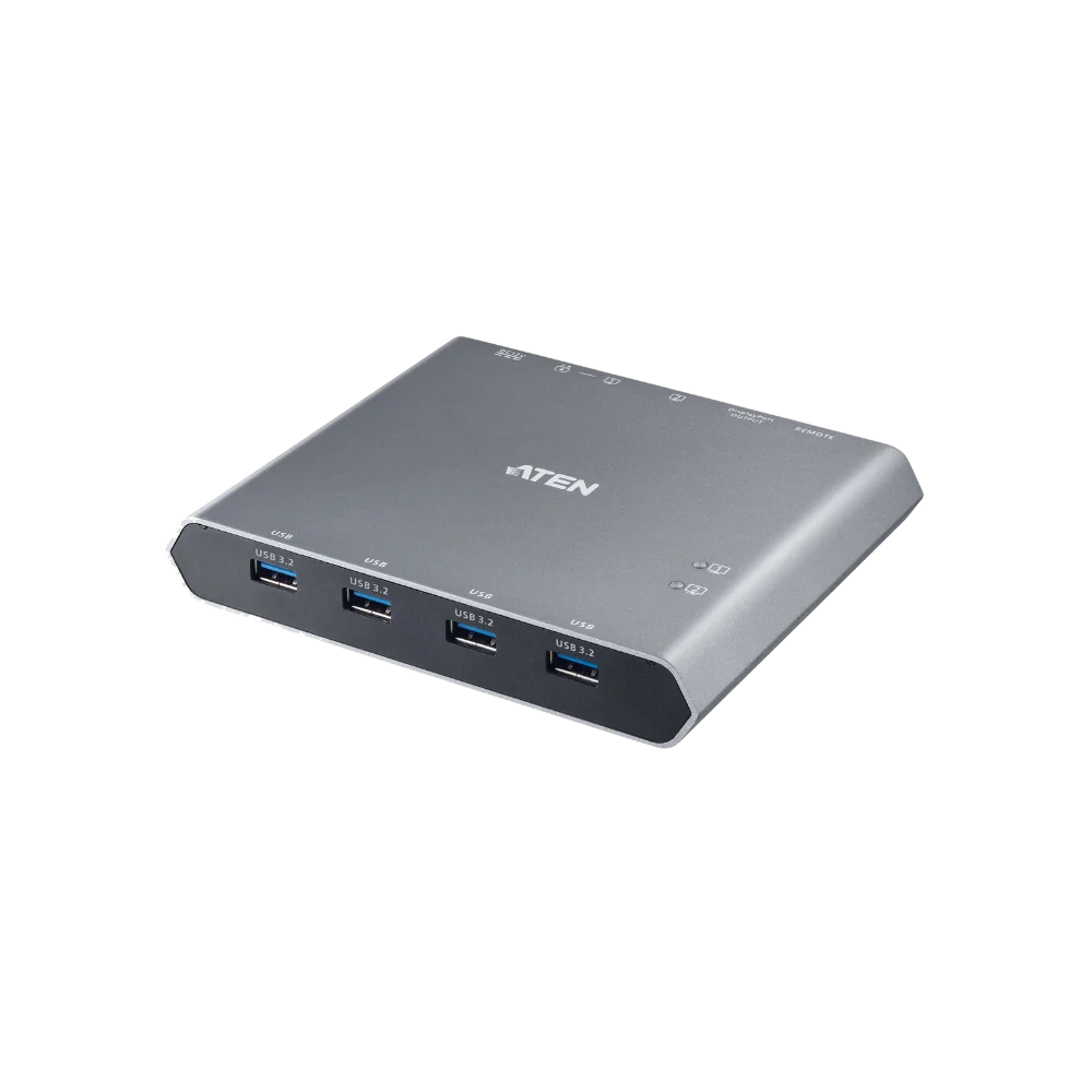 US3311
2-Port 4K DisplayPort USB-C KVM Dock Switch with Power Pass-through