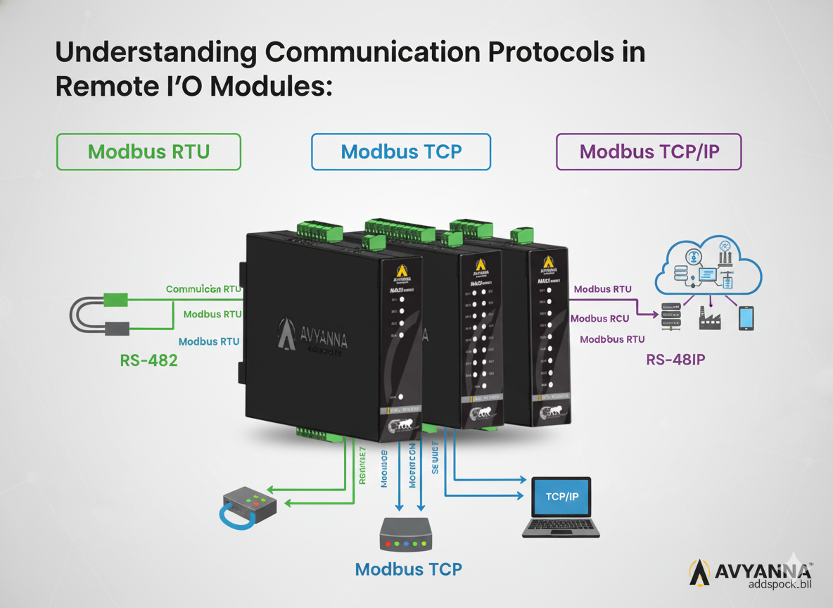 Understanding Communication Protocols in Remote I/O Modules: Modbus RTU, Modbus TCP, and Modbus TCP/IP