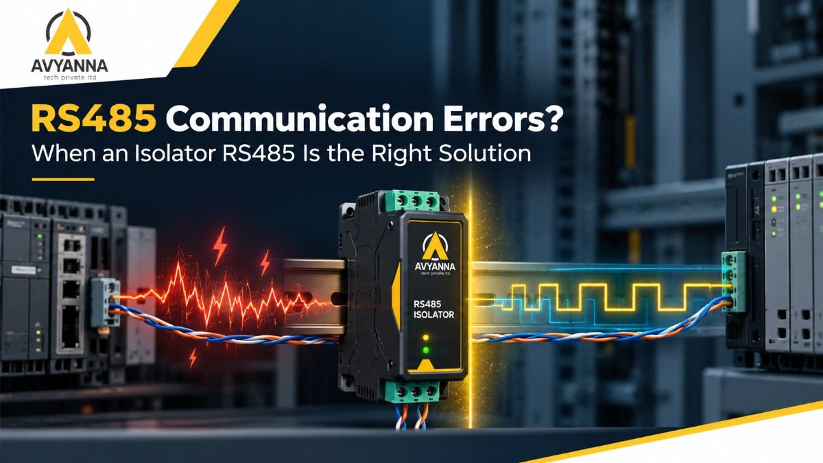 RS485 Communication Errors? When an Isolator RS485 Is the Right Solution